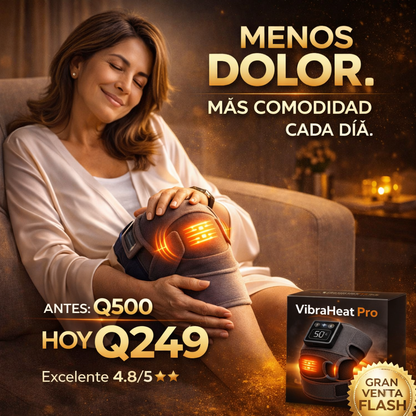 Rodillera Terapeútica-Térmica | VibraHeal Pro™